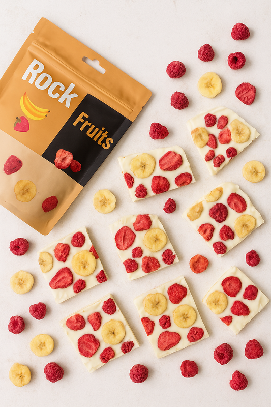 How to Make Colourful Yogurt Bark with Freeze Dried Fruits