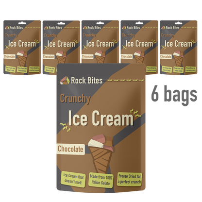 Freeze Dried Ice Cream - Crunchy Ice Cream that doesn't melt (6 BAGS)