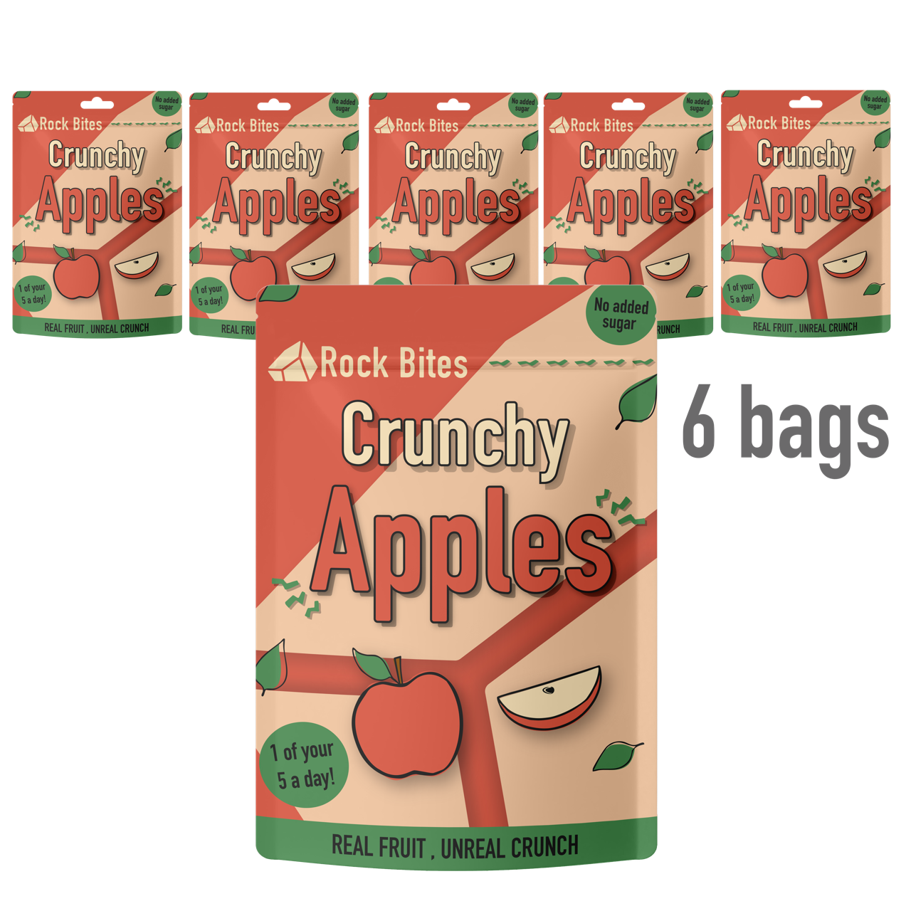 Freeze Dried Fruits - Healthy Crunchy Fruit with No Additives (6 BAGS)