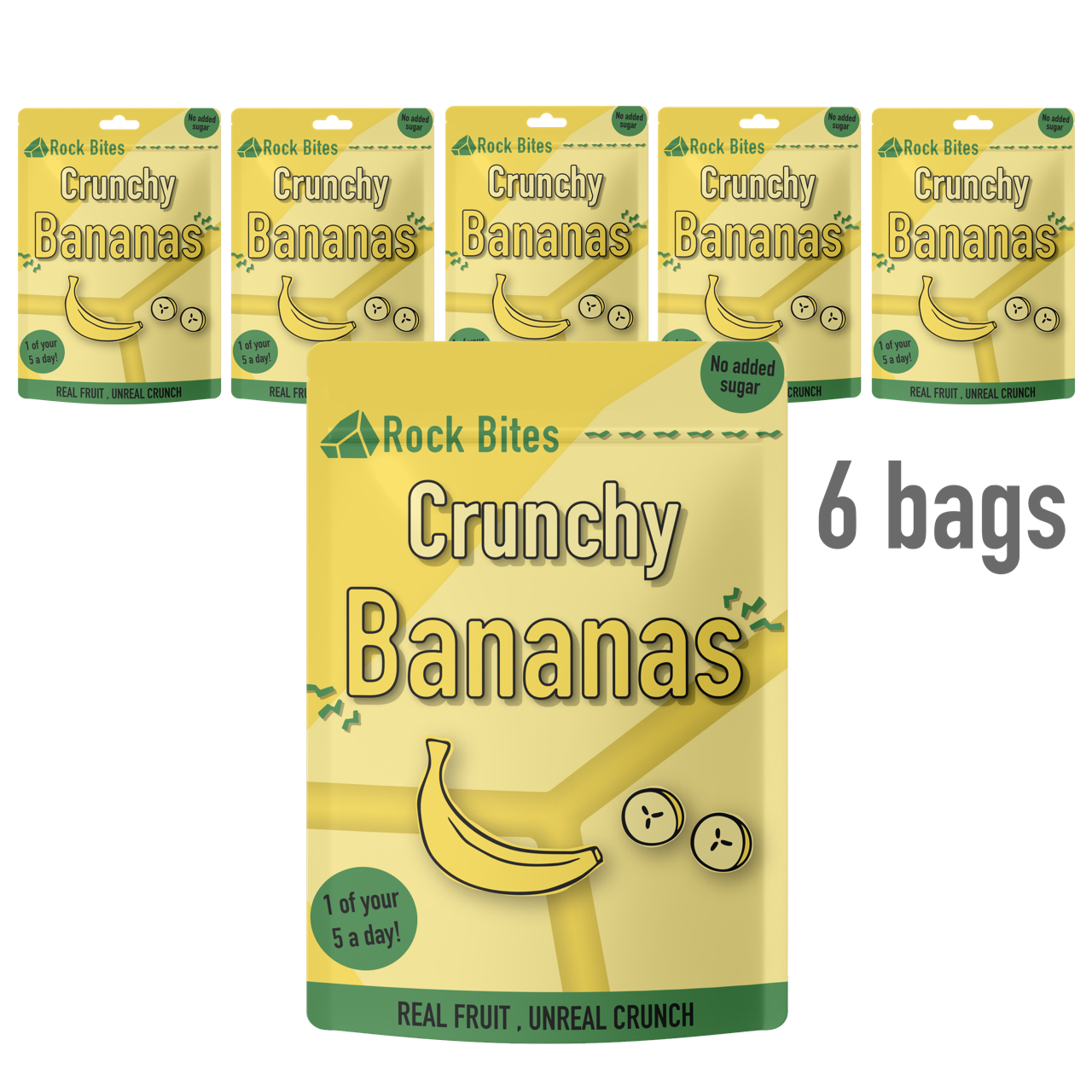 Freeze Dried Fruits - Healthy Crunchy Fruit with No Additives (6 BAGS)