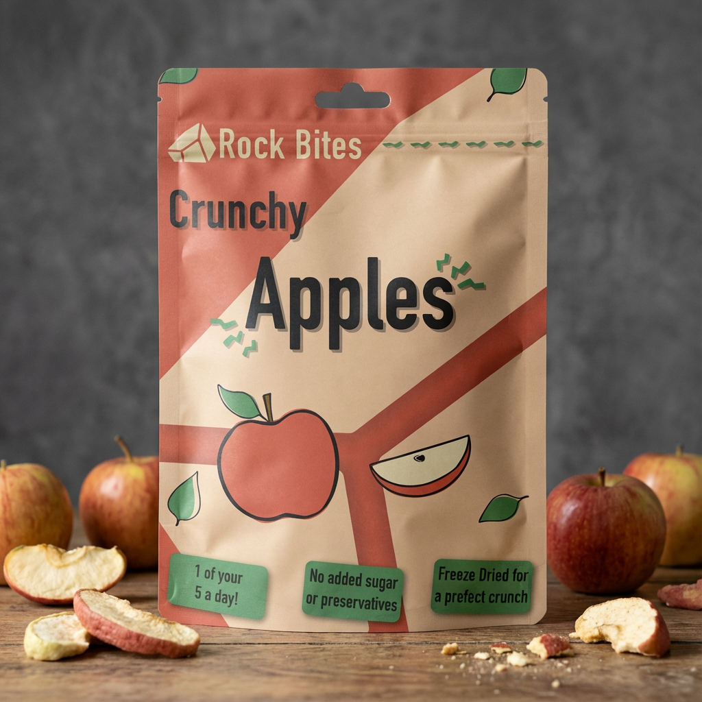 Rock Bites Freeze Dried Ultimate Crunch Box - Ice Cream, Fruit, Sweets (12 BAGS)
