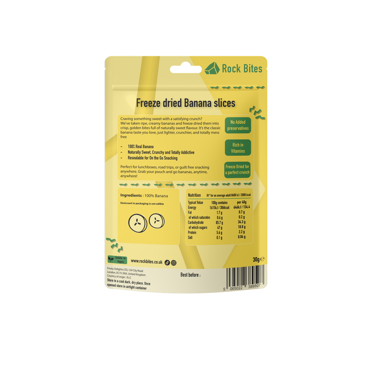 Freeze Dried Fruits - Healthy Crunchy Fruit with No Additives (6 BAGS)