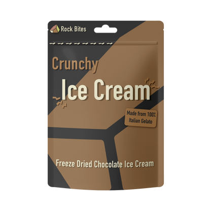 Rock Bites Freeze Dried Ice Cream - Crunchy Ice Cream that doesn't melt - 30g pouch