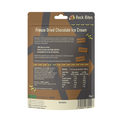 Rock Bites Freeze Dried Discovery Box - rainbow sweets, vanilla, chocolate, strawberry