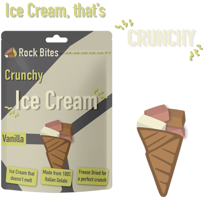 Rock Bites Freeze Dried Discovery Box - rainbow sweets, vanilla, chocolate, strawberry