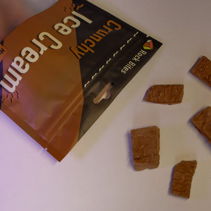 Rock Bites Freeze Dried Ice Cream - Crunchy Ice Cream that doesn't melt - 30g pouch
