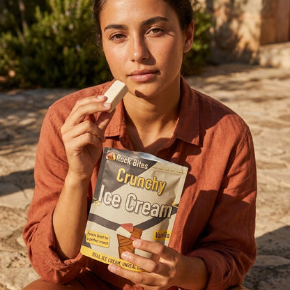 Rock Bites Freeze Dried Ice Cream - Crunchy Ice Cream that doesn't melt