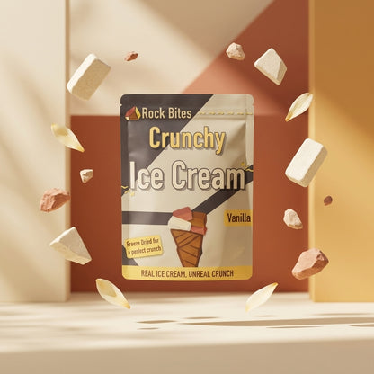 Rock Bites Freeze Dried Ice Cream - Crunchy Ice Cream that doesn't melt