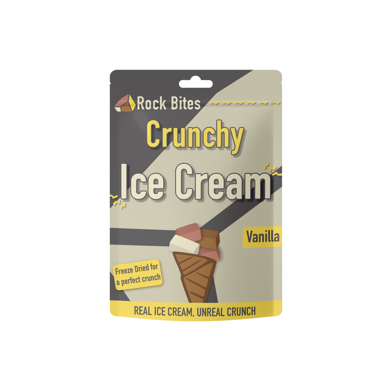 Rock Bites Freeze Dried Ice Cream - Crunchy Ice Cream that doesn't melt