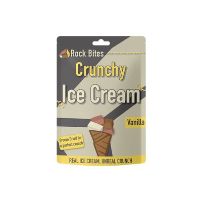 Rock Bites Freeze Dried Ice Cream - Crunchy Ice Cream that doesn't melt