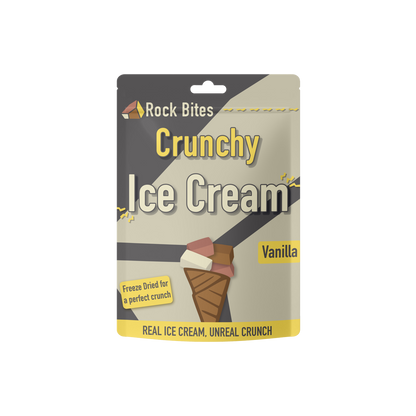 Rock Bites Freeze Dried Ice Cream - Crunchy Ice Cream that doesn't melt
