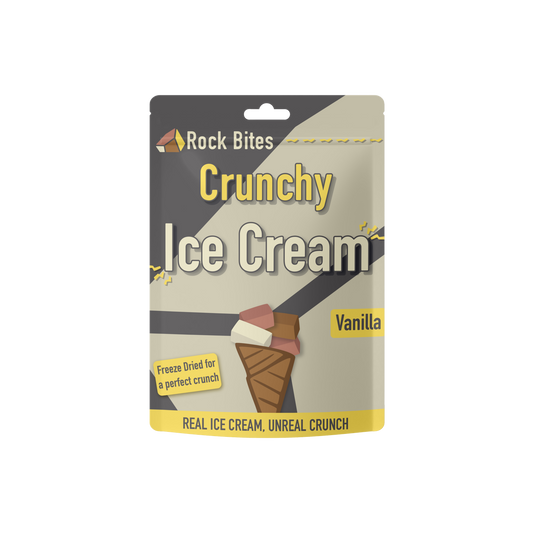 Rock Bites Freeze Dried Ice Cream - Crunchy Ice Cream that doesn't melt
