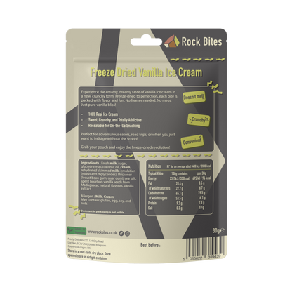 Rock Bites Freeze Dried Discovery Box - rainbow sweets, vanilla, chocolate, strawberry