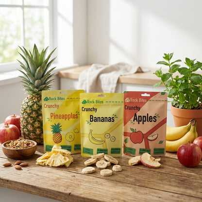Freeze Dried Fruits - Healthy Crunchy Fruit with No Additives (6 BAGS)