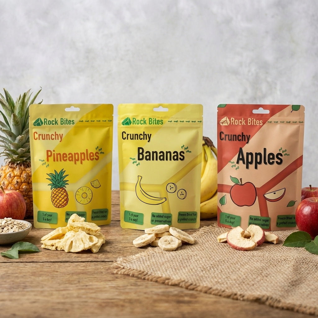 Freeze Dried Fruits - Healthy Crunchy Fruit with No Additives (6 BAGS)