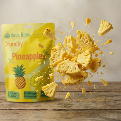 Rock Bites Freeze Dried Ultimate Crunch Box - Ice Cream, Fruit, Sweets (12 BAGS)